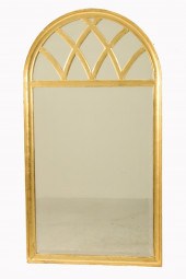 ITALIAN GILTWOOD ARCH TOP MIRR