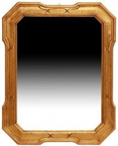 ITALIAN GILTWOOD BEVELED MIRRO