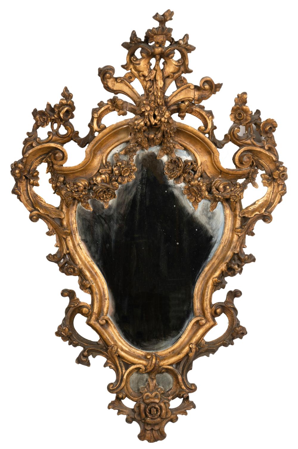 ITALIAN GILTWOOD CARTOUCHE