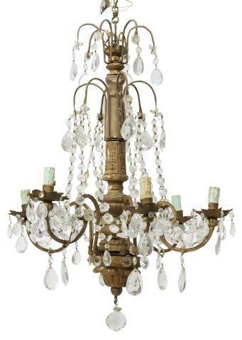 ITALIAN GILTWOOD & CRYSTAL
