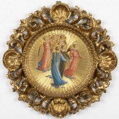 ITALIAN GILTWOOD FRAME WITH AN