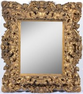 ITALIAN GILTWOOD MIRROR IN DEE