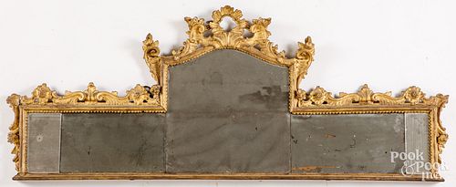 ITALIAN GILTWOOD OVERMANTEL MIRROR,
