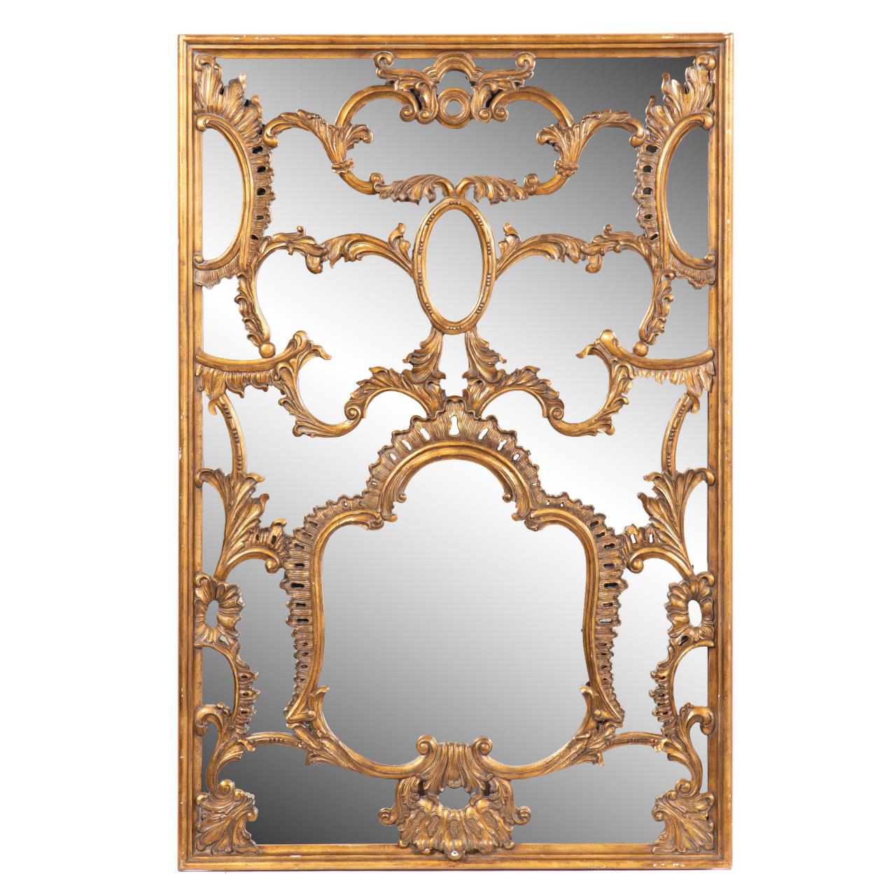 ITALIAN GILTWOOD ROCAILLE DECORATED