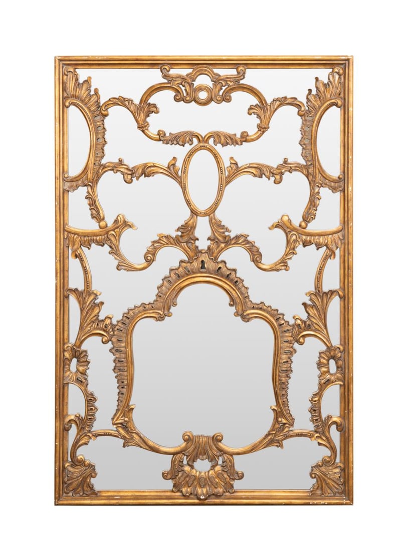 ITALIAN GILTWOOD ROCAILLE DECORATED