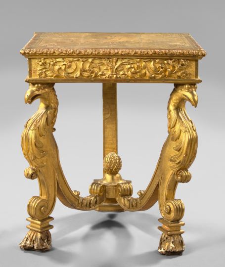 Italian Giltwood Side Table,  third