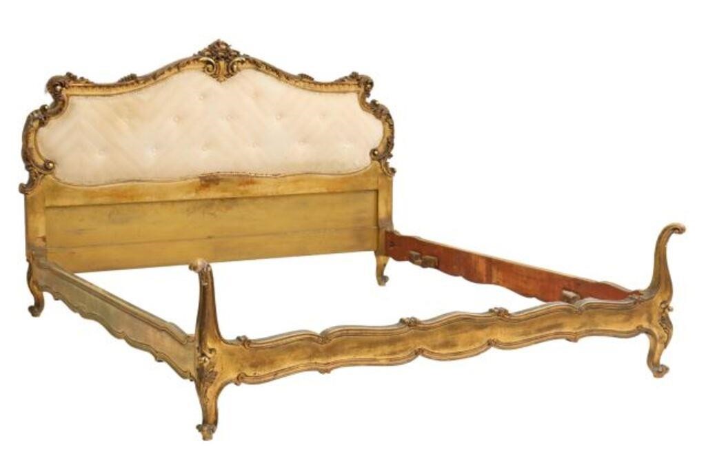 ITALIAN GILTWOOD & UPHOLSTERED