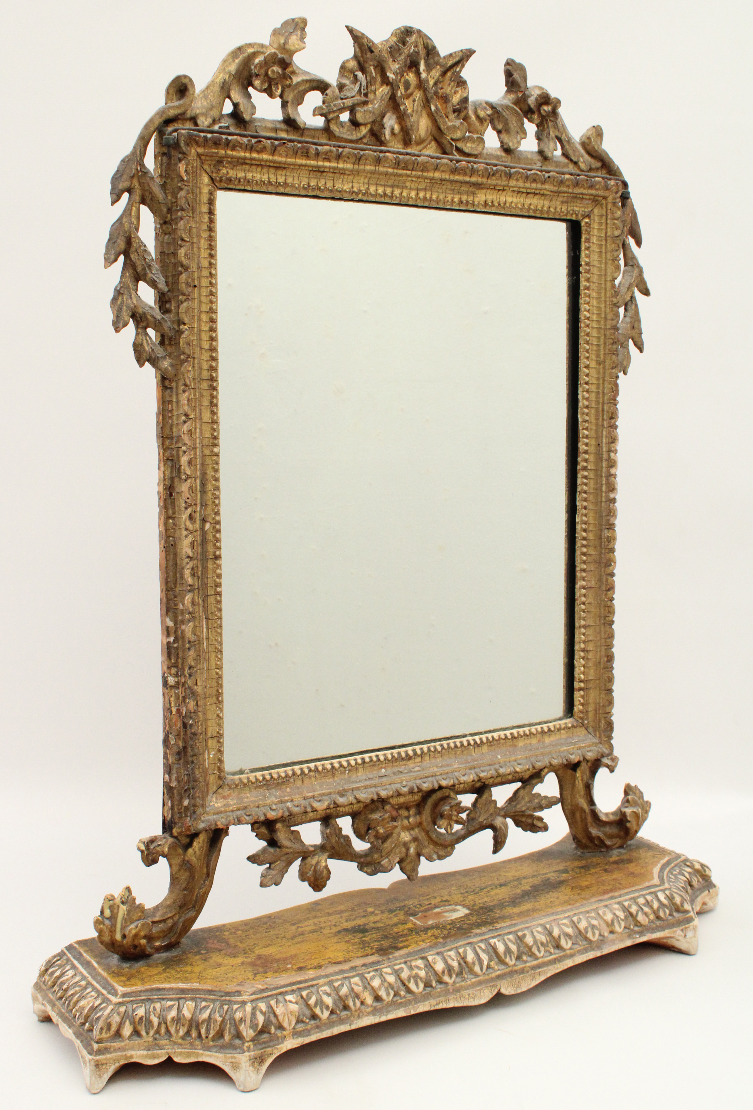 ITALIAN GILTWOOD VANITY MIRROR,