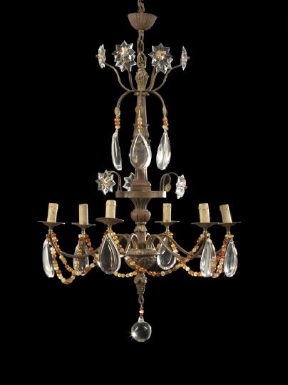 Italian Giltwood, Wrought-Iron, Cut