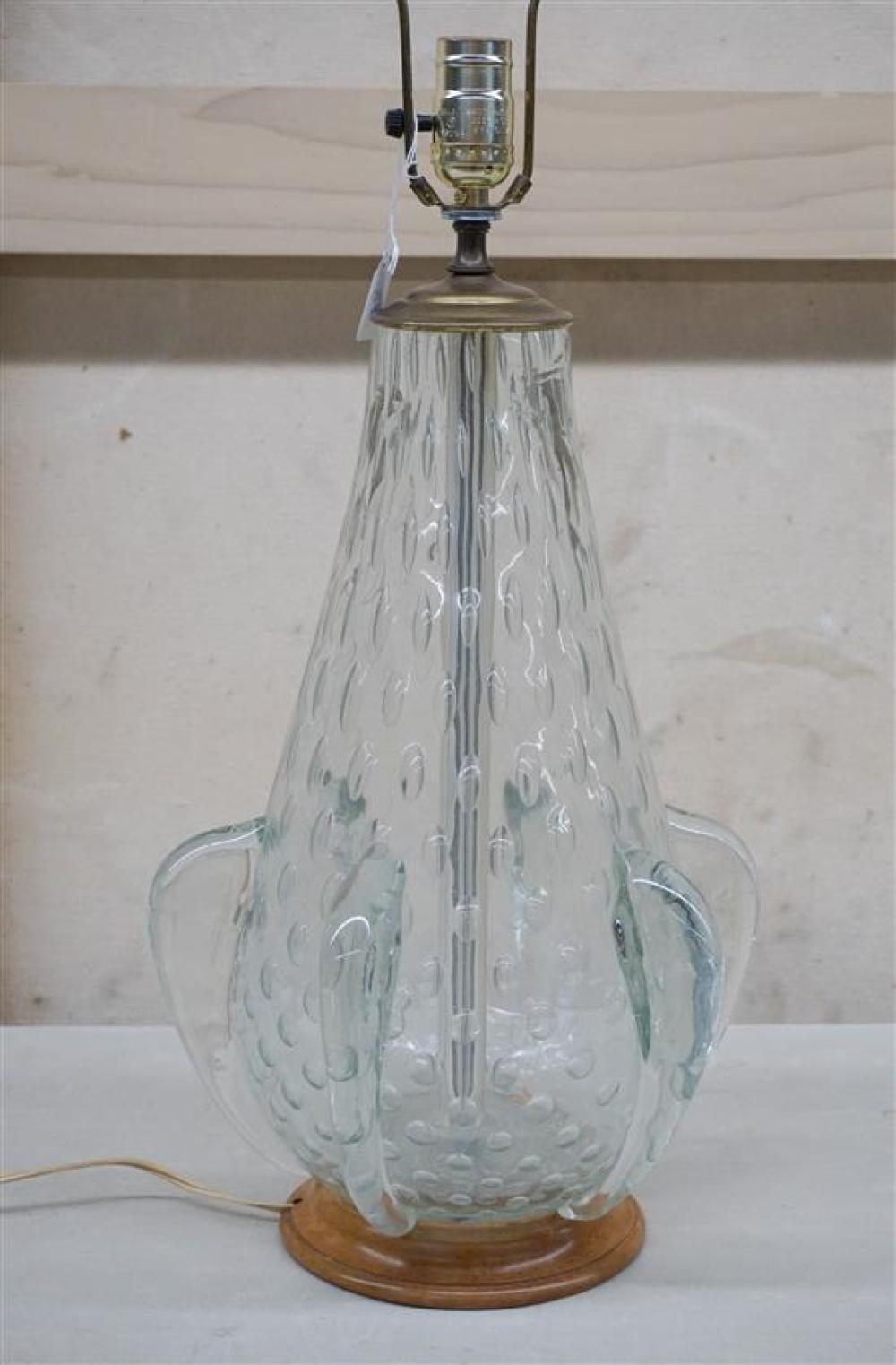 ITALIAN GLASS BASE TABLE