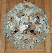 ITALIAN GLASS CHROME SPUTNIK C