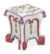ITALIAN GLAZED CERAMIC GARDEN