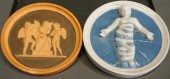ITALIAN GLAZED CERAMIC PLAQUE