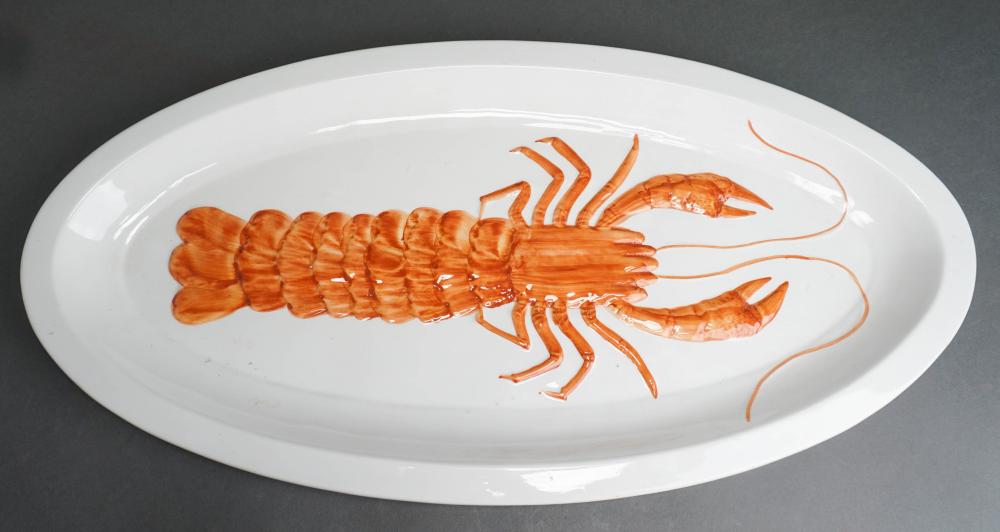ITALIAN GLAZED MAJOLICA LOBSTER