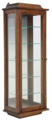 ITALIAN GLAZED WALL VITRINE DI