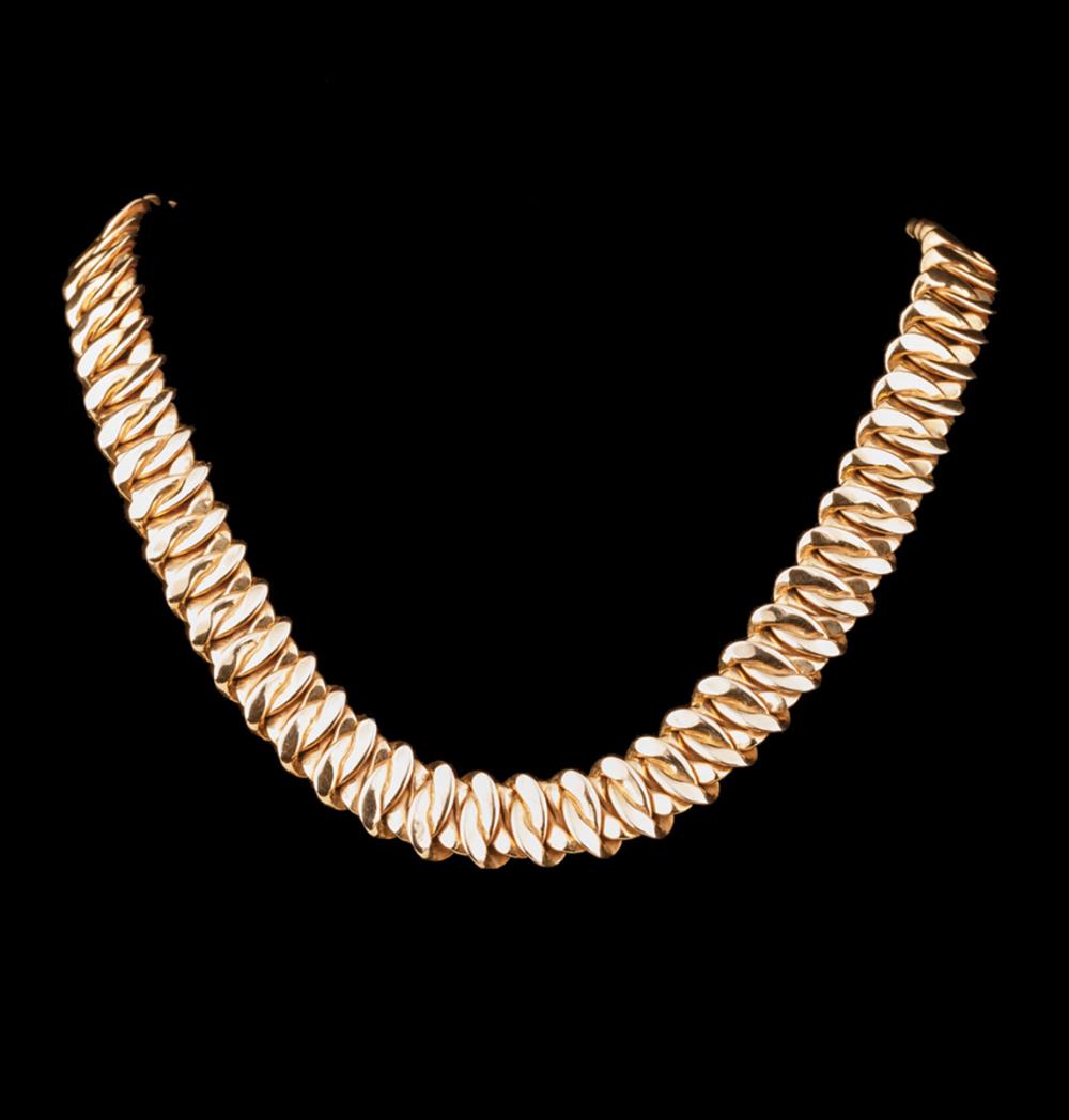 ITALIAN GOLD HOLLOW LINK FLEXIBLE