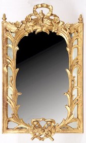 ITALIAN GOLD LEAF MIRRORA carv