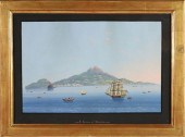 ITALIAN GOUACHE ON PAPER "VIEW