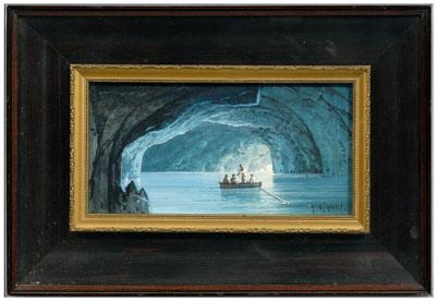 Italian gouache signed Gianni,