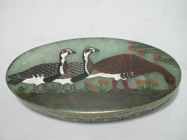 Italian green alabaster hand