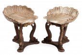 ITALIAN GROTTO-STYLE CARVED AN