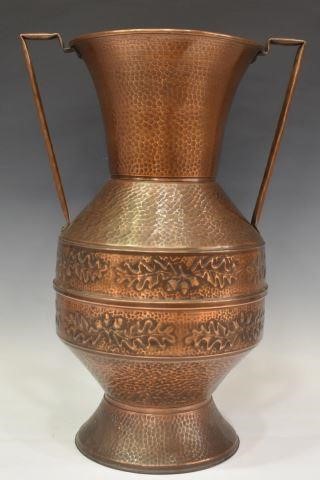 ITALIAN HAMMERED COPPER FLORAL