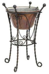 ITALIAN HAMMERED COPPER PLANTE