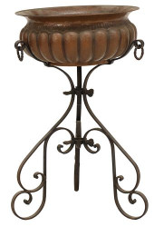 ITALIAN HAMMERED COPPER PLANTE