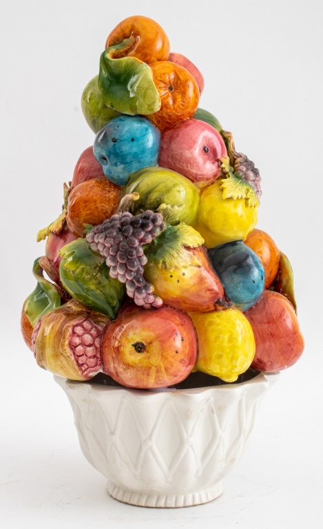 ITALIAN HAND-PAINTED PORCELAIN