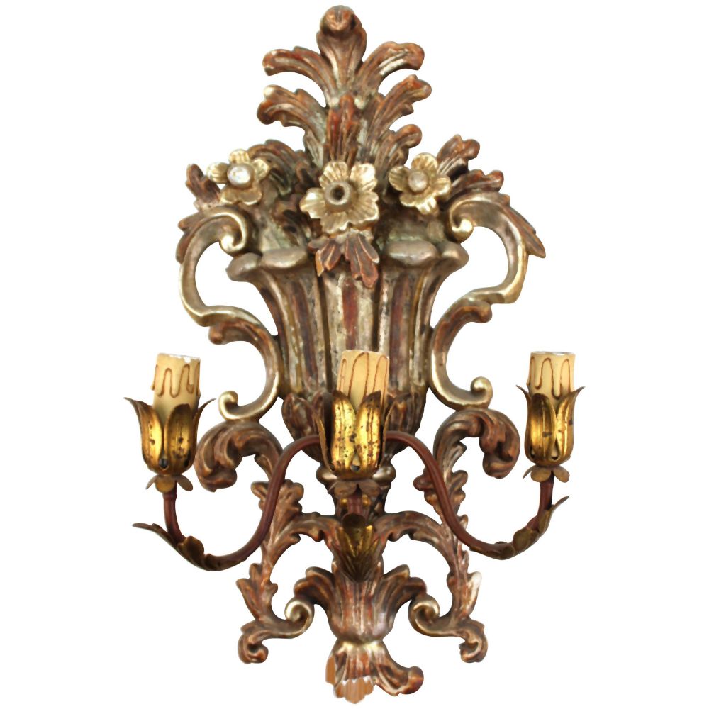 ITALIAN HOLLYWOOD REGENCY FLORAL
