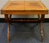 ITALIAN INLAID FRUITWOOD FOLD-