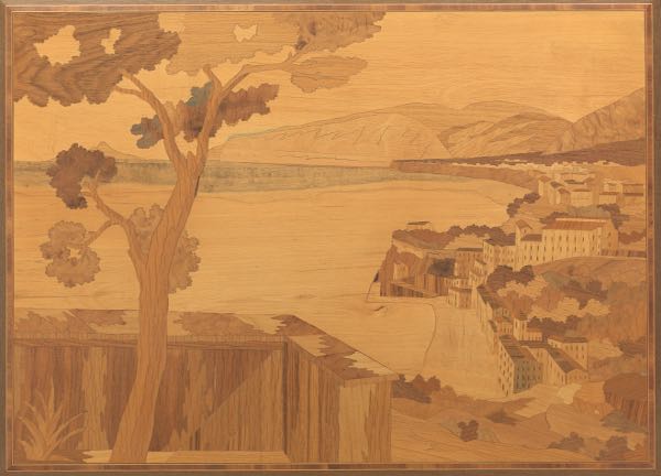 ITALIAN INLAID MARQUETRY PANEL