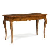ITALIAN INLAID WALNUT CONSOLE