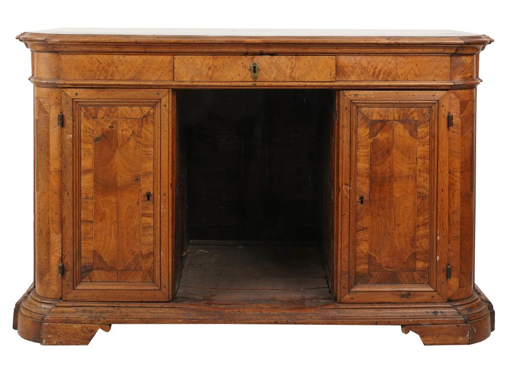 ITALIAN INLAID WALNUT SIDE