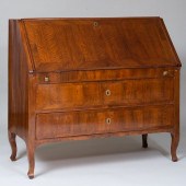 ITALIAN INLAID WALNUT SLANT FR