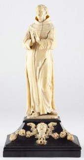 Italian Ivory Carving of Saint