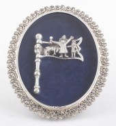 ITALIAN JUDAICA SILVER GROGGER