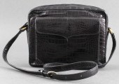 ITALIAN LANA MARKS BLACK CROCO