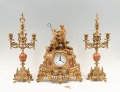 ITALIAN LANCINI GILT BRASS & M