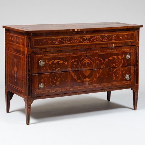 ITALIAN LATE NEOCLASSICAL WALNUT