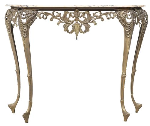 ITALIAN LOUIS XV STYLE MARBLE-TOP