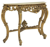 ITALIAN LOUIS XV STYLE MARBLE-