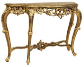 ITALIAN LOUIS XV STYLE MARBLE-