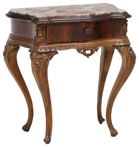 ITALIAN LOUIS XV STYLE MARBLE-TOP