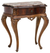 ITALIAN LOUIS XV STYLE MARBLE-