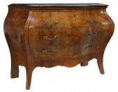 ITALIAN LOUIS XV STYLE MARBLE-