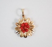 ITALIAN MADE CORAL AND FOURTEE