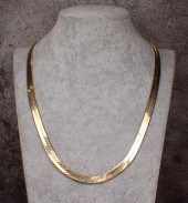 ITALIAN MADE GOLD HERRINGBONE