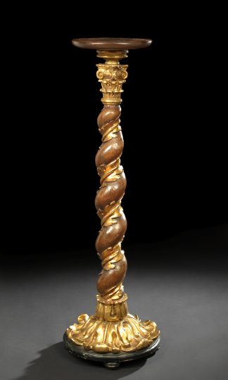 Italian Mahogany and Giltwood