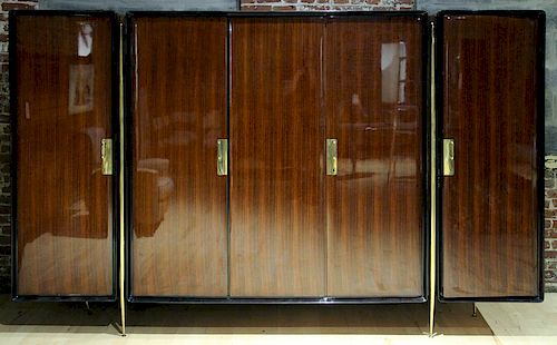 ITALIAN MAHOGANY ARMOIRE BY